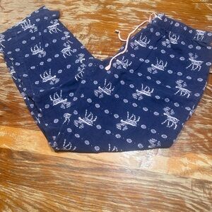 Sonoma Blue and White Patterned pj pants